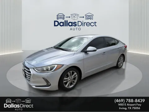 Gray 2017 Hyundai Elantra SE for sale in Irving, TX