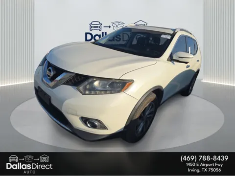 White 2016 Nissan Rogue SL for sale in Irving, TX