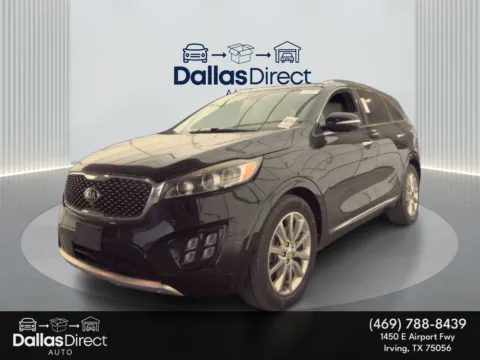 Black 2017 Kia Sorento SXL V6 for sale in Irving, TX