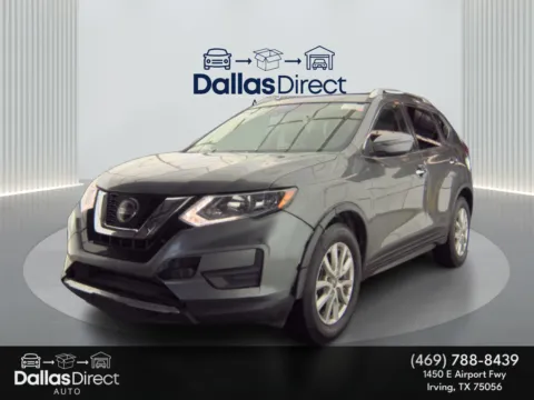Gray 2019 Nissan Rogue SV for sale in Irving, TX