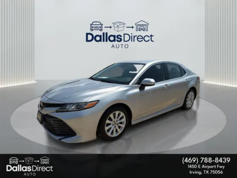 Silver 2020 Toyota Camry LE for sale in Irving, TX