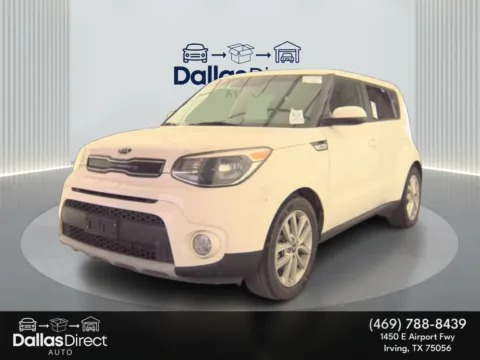 White 2019 Kia Soul + for sale in Irving, TX