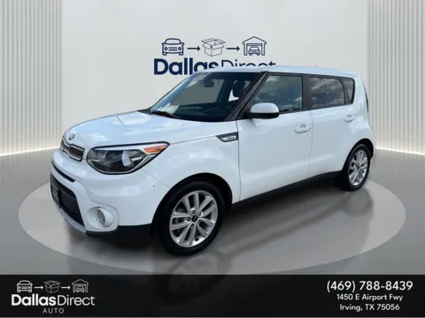 White 2019 Kia Soul + for sale in Irving, TX