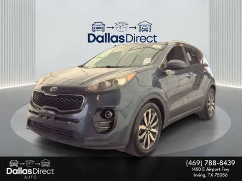 Blue 2017 Kia Sportage EX for sale in Irving, TX