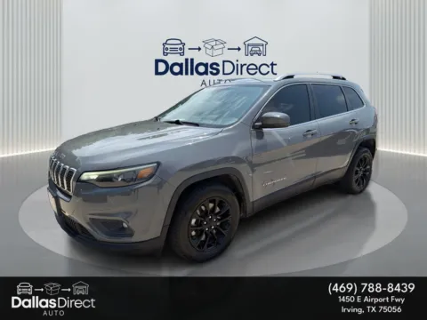 Gray 2021 Jeep Cherokee Latitude Lux for sale in Irving, TX