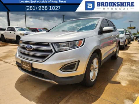 Silver 2016 Ford Edge SEL for sale in Irving, TX