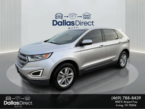 Silver 2016 Ford Edge SEL for sale in Irving, TX