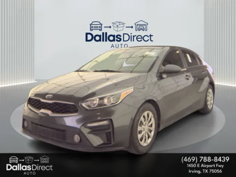 Gray 2021 Kia Forte FE for sale in Irving, TX
