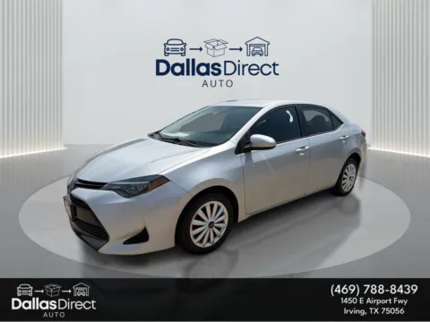 Silver 2018 Toyota Corolla L for sale in Irving, TX