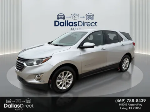 Silver 2018 Chevrolet Equinox LT for sale in Irving, TX