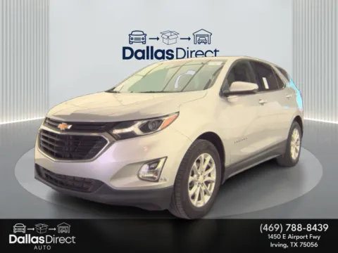 Silver 2018 Chevrolet Equinox LT for sale in Irving, TX