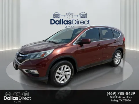 Red 2015 Honda CR-V EX-L for sale in Irving, TX