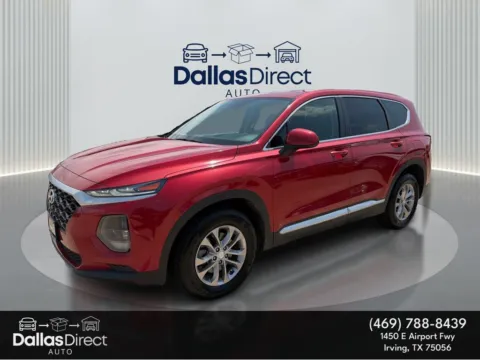 Red 2019 Hyundai Santa Fe SE for sale in Irving, TX