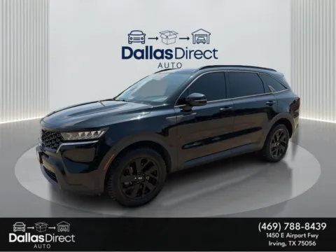 Black 2021 Kia Sorento S for sale in Irving, TX
