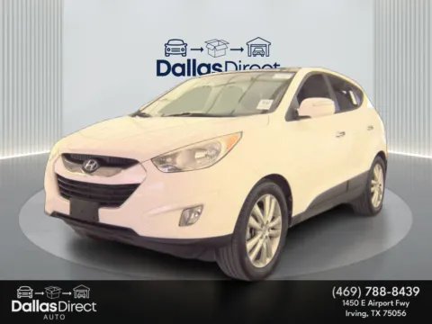 White 2013 Hyundai Tucson Limited for sale in Irving, TX