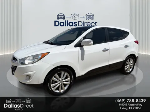 White 2013 Hyundai Tucson Limited for sale in Irving, TX