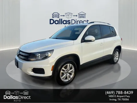 Black 2017 Volkswagen Tiguan S for sale in Irving, TX