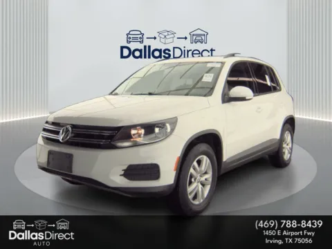 Black 2017 Volkswagen Tiguan S for sale in Irving, TX