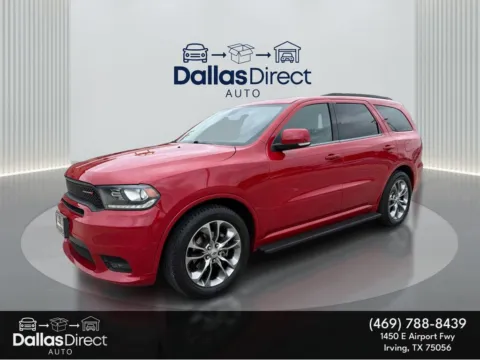 Red 2019 Dodge Durango GT Plus for sale in Irving, TX