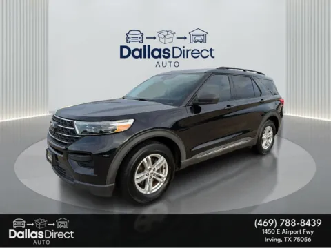 Black 2020 Ford Explorer XLT for sale in Irving, TX