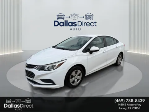 White 2018 Chevrolet Cruze LS for sale in Irving, TX