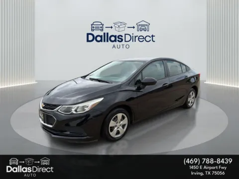 Black 2018 Chevrolet Cruze LS for sale in Irving, TX