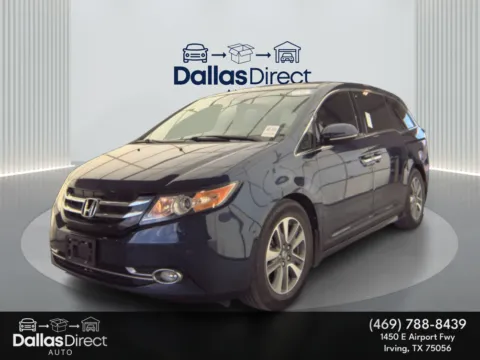 Black 2016 Honda Odyssey Touring for sale in Irving, TX