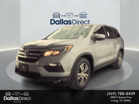 Silver 2017 Honda Pilot EX-L for sale in Irving, TX