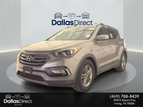 Gray 2017 Hyundai Santa Fe Sport 2.4L for sale in Irving, TX