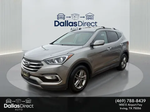 Gray 2017 Hyundai Santa Fe Sport 2.4L for sale in Irving, TX