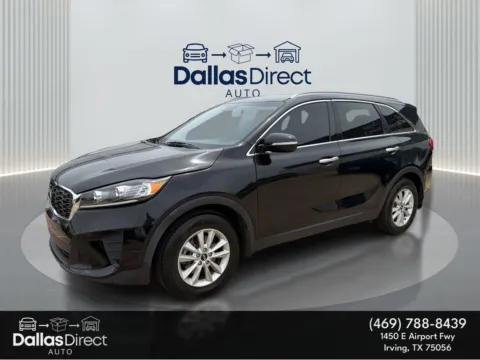 Black 2019 Kia Sorento LX for sale in Irving, TX
