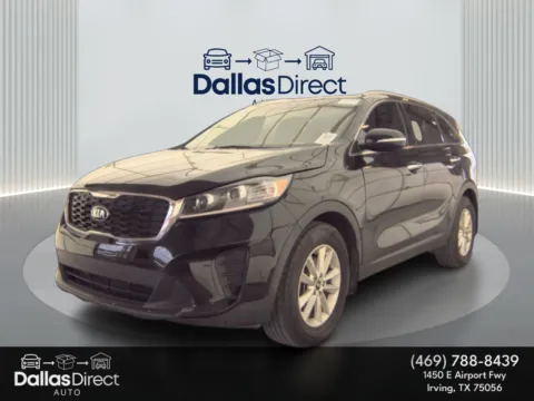 Black 2019 Kia Sorento LX for sale in Irving, TX