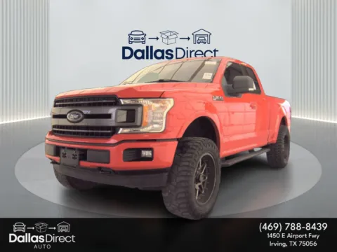 Red 2018 Ford F-150 XLT for sale in Irving, TX