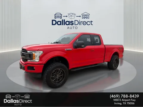 Red 2018 Ford F-150 XLT for sale in Irving, TX