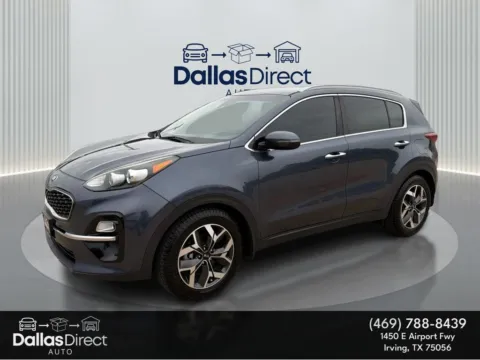 Blue 2020 Kia Sportage EX for sale in Irving, TX