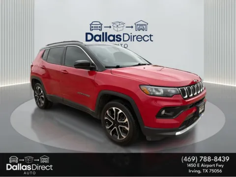 Photos of 2023 Jeep Compass Limited for sale in Irving, TX at Dallas Direct Auto