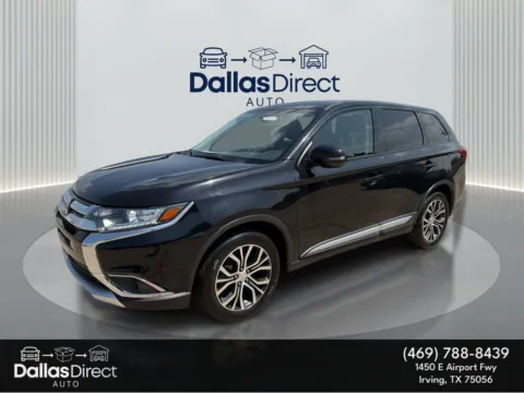Black 2018 Mitsubishi Outlander SE for sale in Irving, TX