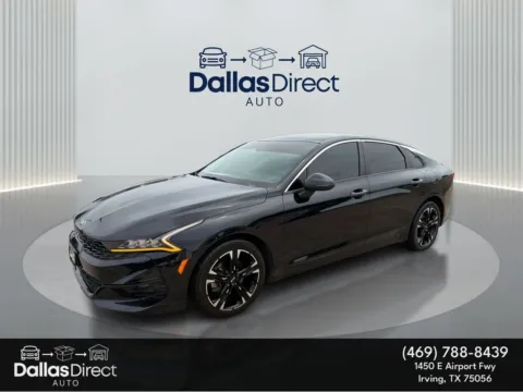 Black 2021 Kia K5 GT-Line for sale in Irving, TX