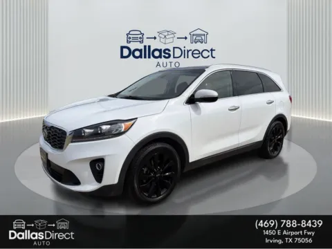 White 2020 Kia Sorento EX V6 for sale in Irving, TX