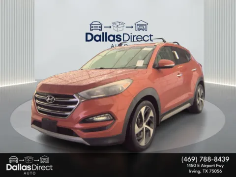 Orange 2017 Hyundai Tucson Limited for sale in Irving, TX