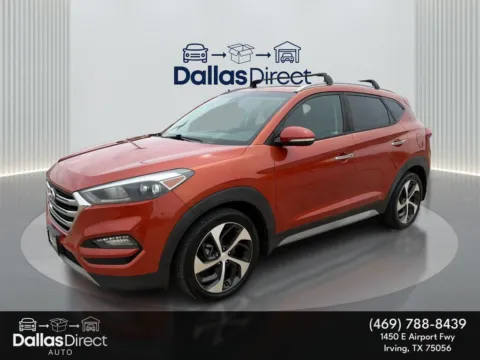Orange 2017 Hyundai Tucson Limited for sale in Irving, TX
