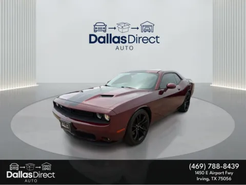 Red 2018 Dodge Challenger SXT for sale in Irving, TX