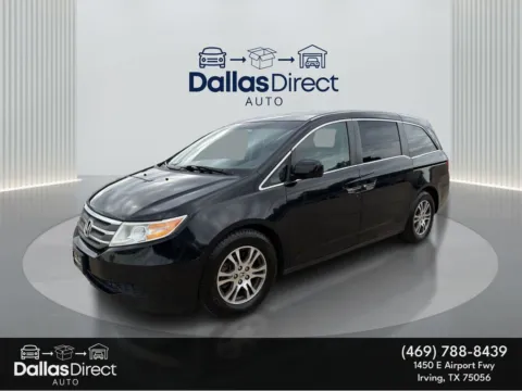 Black 2011 Honda Odyssey EX for sale in Irving, TX