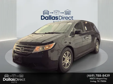 Black 2011 Honda Odyssey EX for sale in Irving, TX