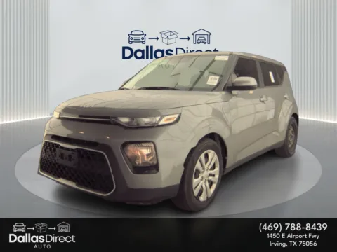 Gray 2022 Kia Soul LX for sale in Irving, TX