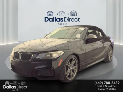 Black 2015 BMW 2 series M235i for sale in Irving, TX
