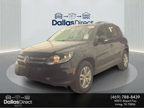 Black 2016 Volkswagen Tiguan S for sale in Irving, TX