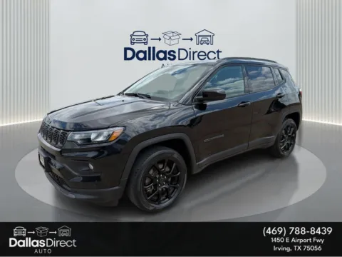 Black 2025 Jeep Compass Latitude for sale in Irving, TX