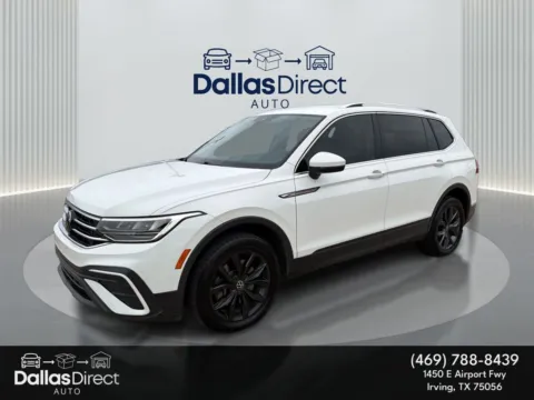White 2022 Volkswagen Tiguan SE for sale in Irving, TX