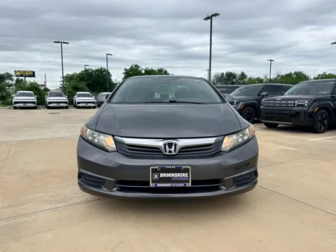 Another view of 2012 Honda Civic EX for sale in Irving, TX at Dallas Direct Auto